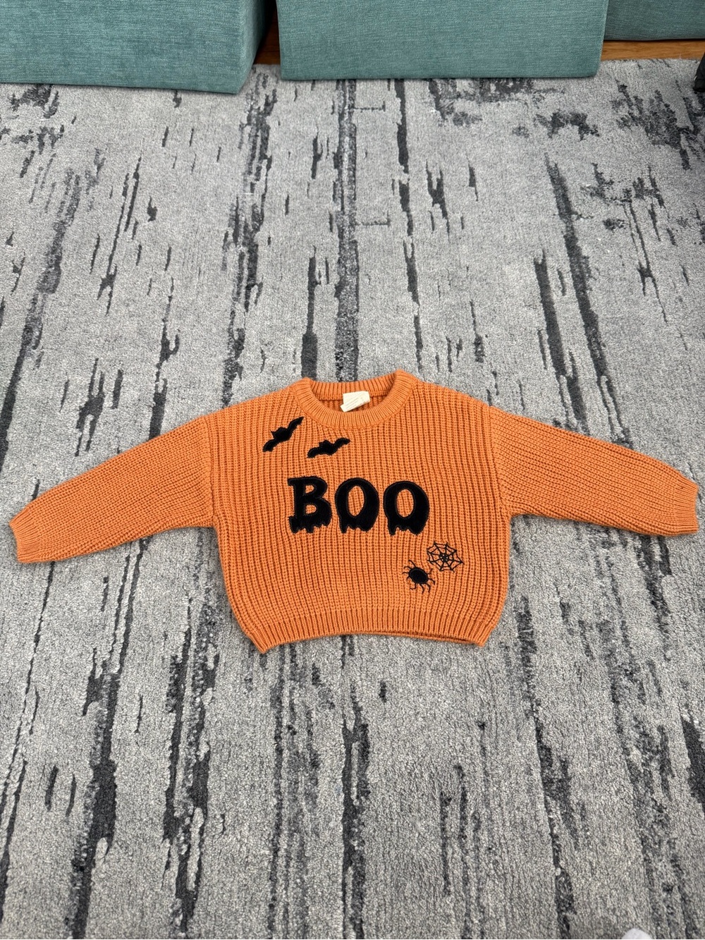 0-6M Halloween Knit Baby Sweater